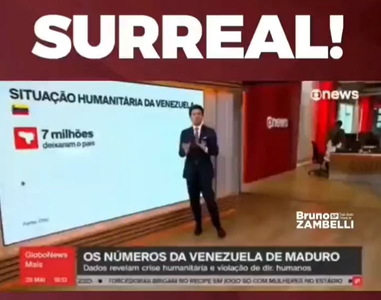 Globo News chama Maduro de ‘ditador moderno’