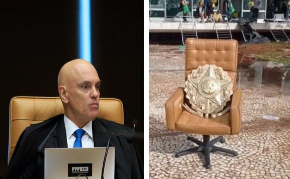 Operação Lesa Pátria: PF prende manifestante que fez live sentado em cadeira de Moraes