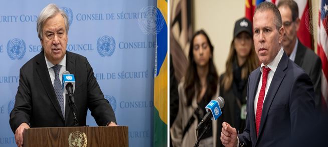 Representante da Israel explode com secretário-geral da ONU: “Em que mundo você vive?!”