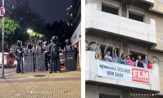 Movimento de esquerda ‘FLM’ invade prédio do Ministério da Saúde em SP; PM desocupa com bomba