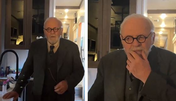 Anthony Hopkins é comparado a Jô Soares em vídeo nos bastidores de filme sobre ‘Freud’