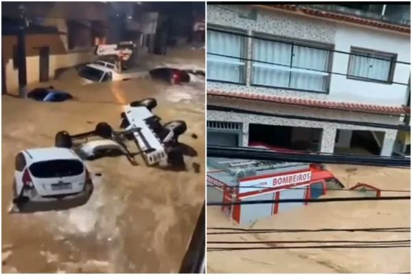Chuva deixa 12 mortos no Rio de Janeiro e no Espírito Santo