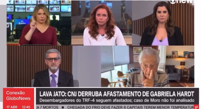 Daniela Lima é corrigida ao vivo por colegas da Globo News