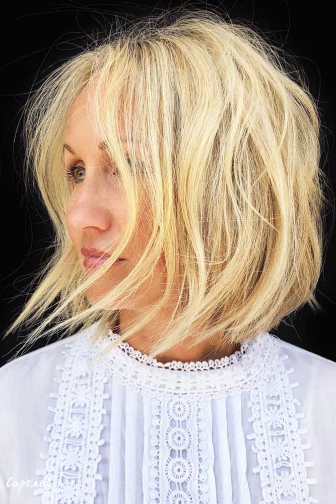 hairstyles for women over 50 new style short bob messy styling