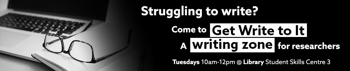 Struggling to write? Come to get Write to It, A writing zone for researchers