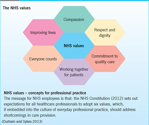 Embedding Nhs Values A Framework And Learning Tool To Support Practice