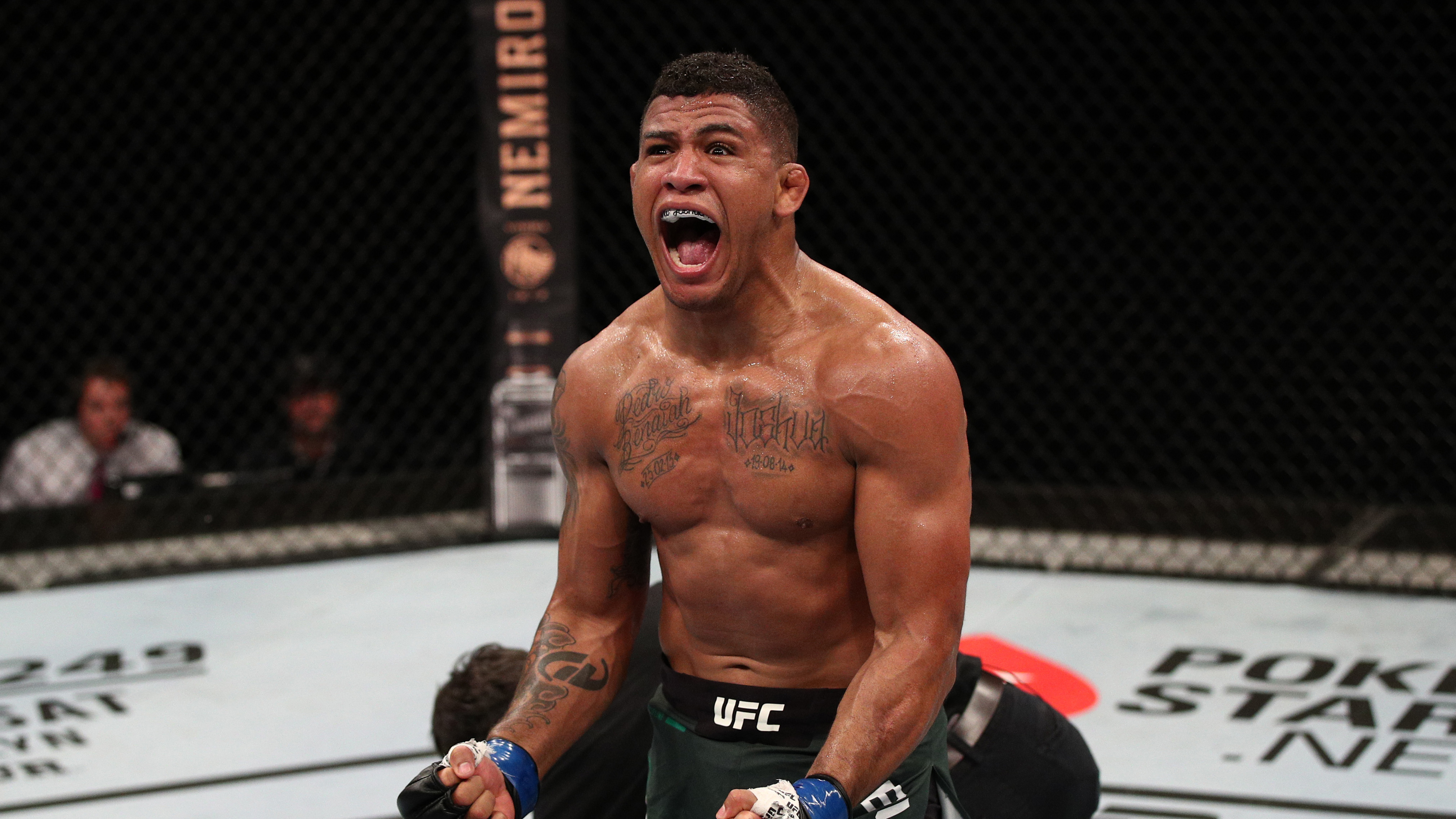 Gilbert Burns, title threat, how does he stack up against up and coming Khamzat Chimaev?