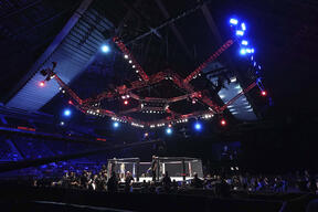  general view of the Octagon during the Road to UFC event at Singapore Indoor Stadium