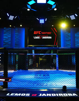 A general view of the Octagon prior to the UFC Fight Night event at UFC APEX on July 20, 2024 in Las Vegas, Nevada. (Photo by Jeff Bottari/Zuffa LLC)
