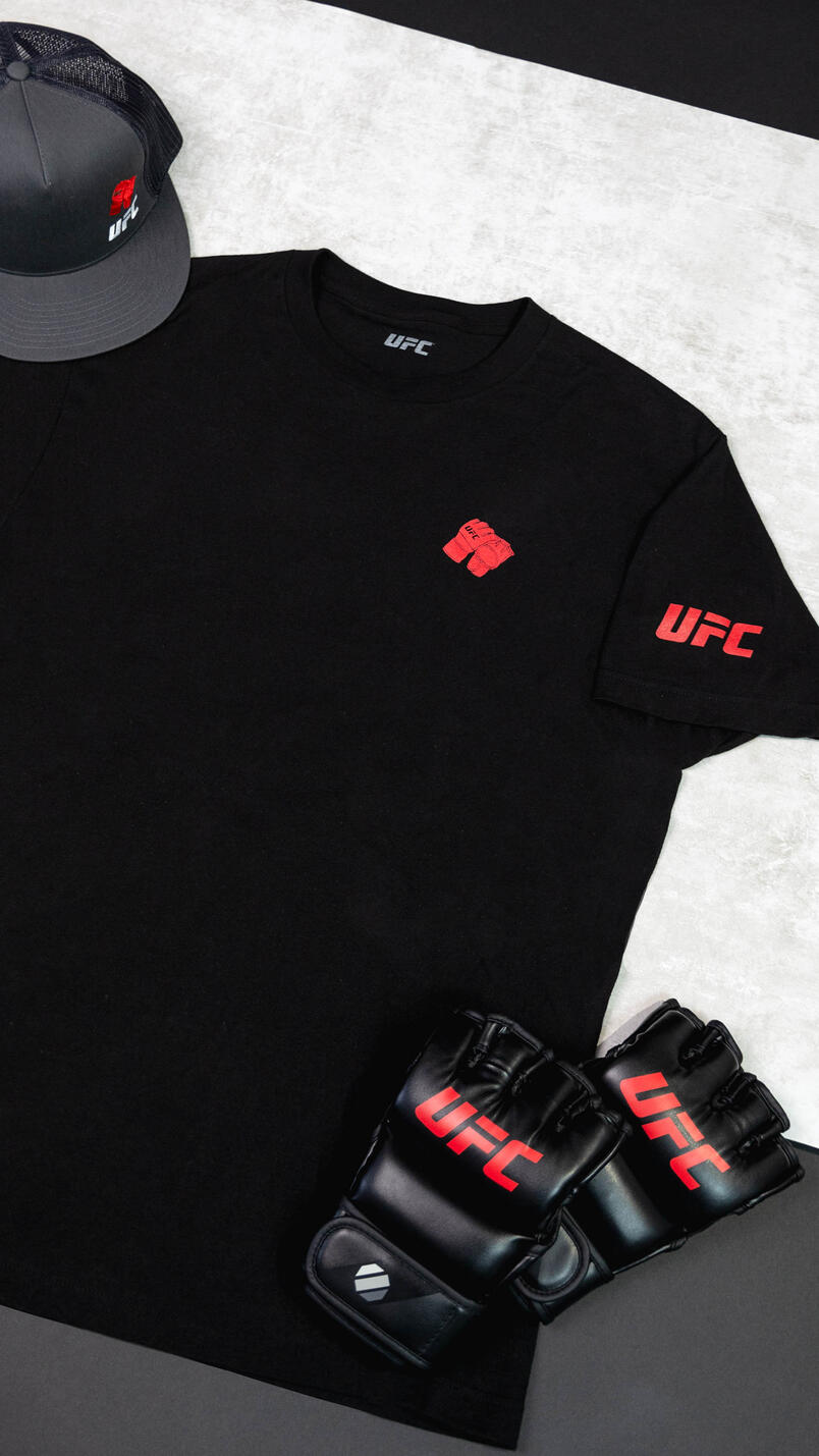 Photos of the UFC's "Subtle" clothing collection