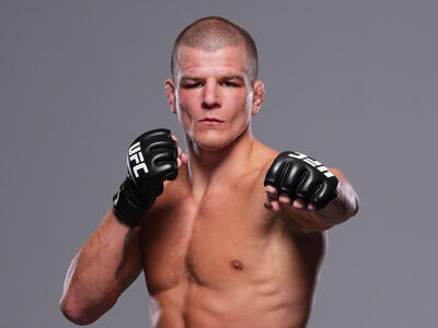 Grant Dawson poses for a portrait after his victory during the UFC Fight Night event at UFC APEX on July 01, 2023 in Las Vegas, Nevada. (Photo by Todd Lussier/Zuffa LLC)