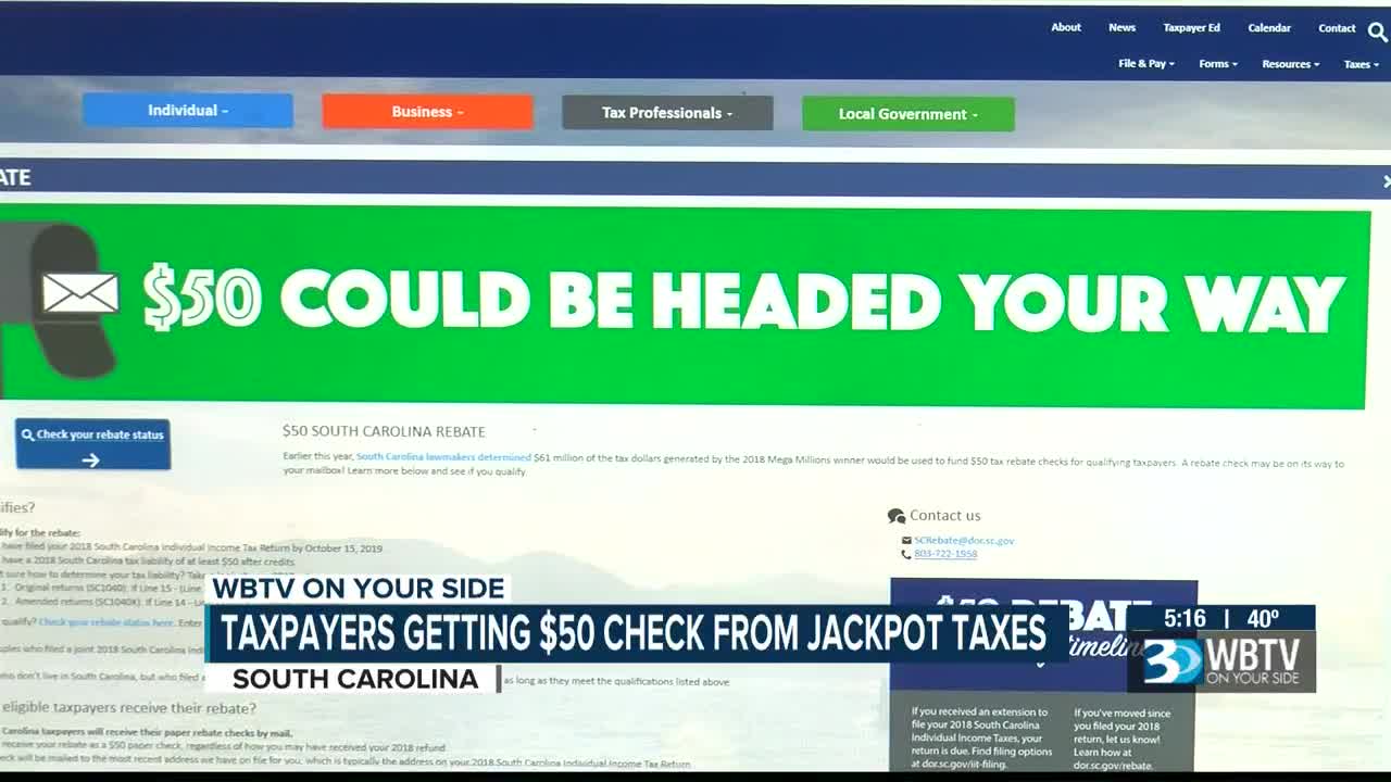 When Will Your 50 Rebate Check Arrive In Sc Soon