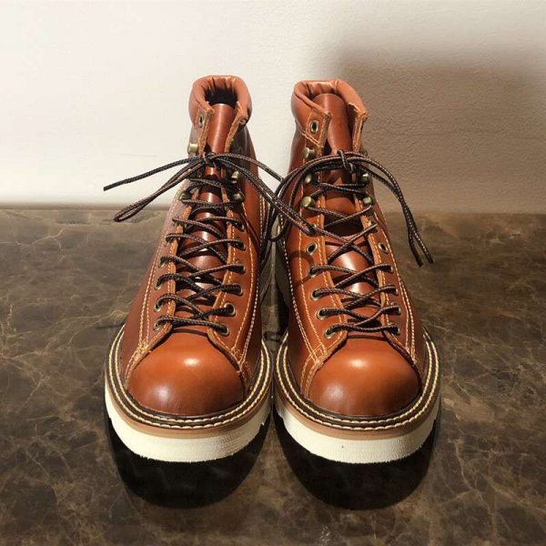 Lace Up Leather Boots