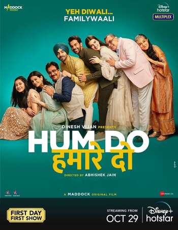 Hum Do Hamare Do 2021 Hindi 720p HDRip ESubs