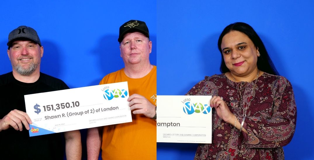 Two lottery tickets split the second prize — both were sold in the same province