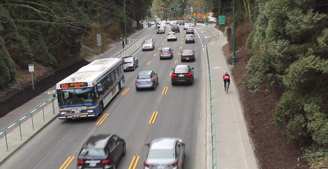 Stanley Park Causeway. (Government of BC)