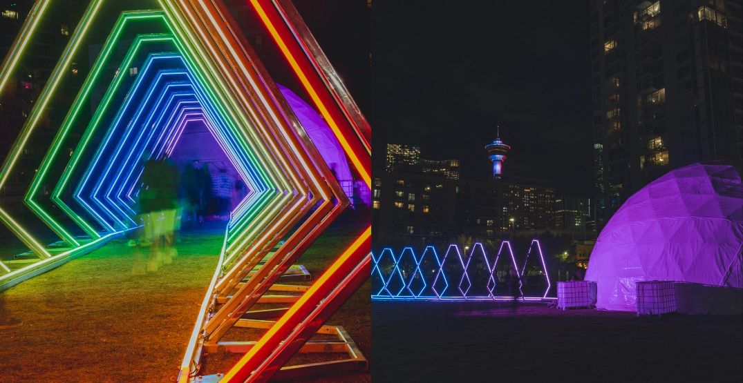 A dazzling FREE night light festival is coming to Calgary this weekend