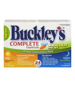 Buckley's Complete Liquid Gels Day + Night Pack