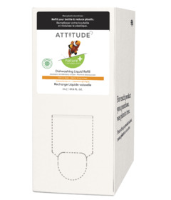 ATTITUDE Nature+ Bulk To Go Dishwashing Liquid Citrus Zest