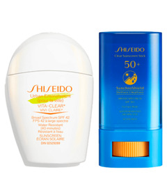 Shiseido SPF 42+ Clear Sunscreen Bundle