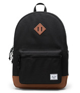 Herschel Supply Heritage Backpack Black and Saddle Brown