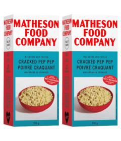 Matheson Food Company Macaroni and Cheese Cracked Pep Pep Bundle