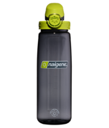 Nalgene On-The-Fly Water Bottle Charcoal with Lime Charcoal