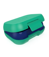 Bentgo Kids Snack Container Green & Navy