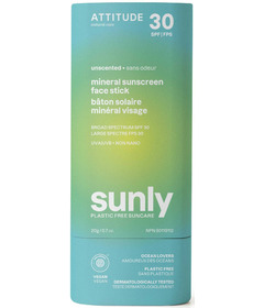 ATTITUDE Sunly Face Stick Mineral Unscented SPF30