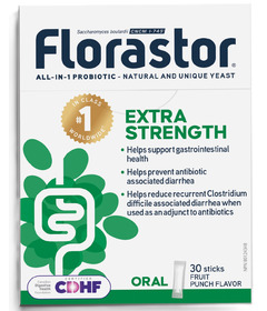 Florastor Extra Strength All-In-1 Probiotic Fruit Punch