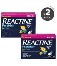 Reactine Allergy Junior Fast Melt Tablets Bundle