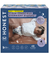 The Honest Company Club Box Overnight Diapers Cozy Cloud and Star Signs