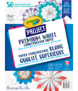 Crayola Project Premium White Construction Paper