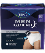 TENA Men Overnight Extra Coverage Incontinence Underwear