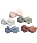 Baby Wisp Tuxedo Bow Snap Clips Pixie