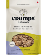 Crumps Naturals Dog Treats Mini Trainers Freeze Dried Beef Liver