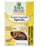 Eden Organic 100% Whole Grain Kamut Vegetable Spiral Pasta