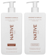 Native Hair Coconut & Vanilla Moisturizing Shampoo & Conditioner Bundle