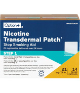 Option+ Nicotine Transdermal Patch 21mg Step 1