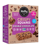 Healthy Crunch Rice Crispy Squares Double Chocolate