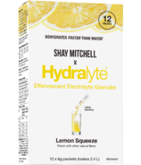 Hydralyte Effervescent Electrolytes Granules Lemon Squeeze