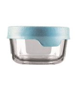 Anchor Hocking True Seal Glass Container 1 Cup Mineral Blue