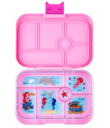 Yumbox Original 6 Compartment Power Pink with Mermaid Tray