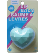 Rebels Refinery Teal Heart Lip Balm Mint