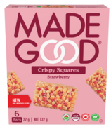 MadeGood Strawberry Crispy Squares