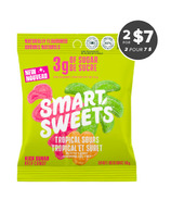 SmartSweets Tropical Sours Pouch 2 for $7