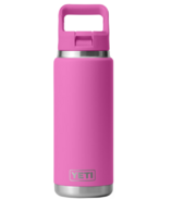 YETI Rambler Straw Bottle Wildflower Fuchsia