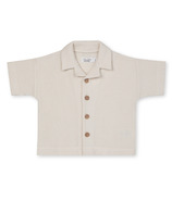 Rise Little Earthling Waffle Collar Shirt Cream