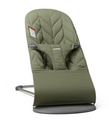 BabyBjorn Bouncer Bliss Woven Petal Quilt Dark Green