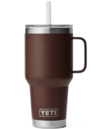 YETI Rambler Straw Mug Wetlands Brown